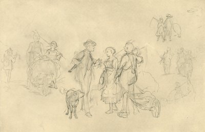 Verabredetes Rendezvous, 19. század közepe-vége, 1924. alkotó: Carl Spitzweg