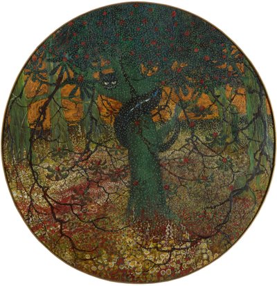 A paradicsomfa kígyóval alkotó: Carl Strathmann