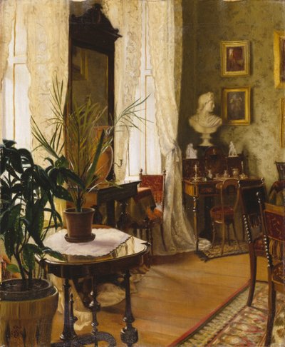 Egy belső tér (olaj, vászon) alkotó: Carl Thomsen