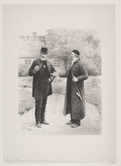 A pap és az iskolai tanár alkotó: Carl Thomsen