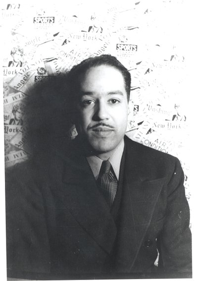Langston Hughes (1902-67) 1936. február 29. (zselatinos ezüstnyomat) alkotó: Carl Van Vechten