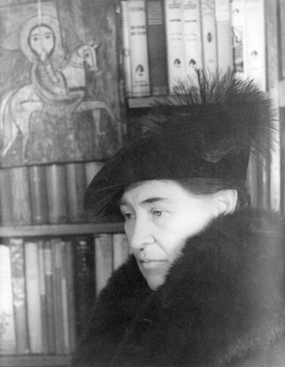 Willa Cather (1873-1947) 1936. január 22. (fekete-fehér fotó) alkotó: Carl Van Vechten