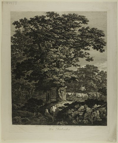 Fürdőzők alkotó: Carl Wilhelm Kolbe, the elder