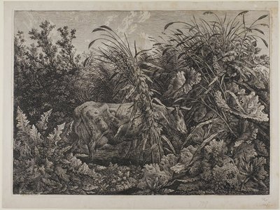 Tehén a patakban alkotó: Carl Wilhelm Kolbe the elder