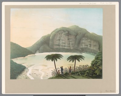 A jávai Patocha vulkán krátertója alkotó: Carl Wilhelm Mieling (possibly)
