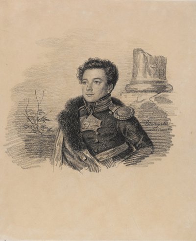A. P. Butovszkij portréja, 1817 és 1826 között. alkotó: Carl von Hampeln