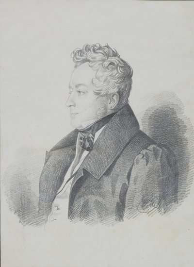 Alekszandr Dmitrijevics Olszufjev gróf portréja 1790-1853, 1832 után. alkotó: Carl von Hampeln