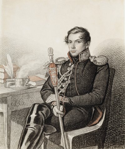 Pjotr Petrovics Konovnyicin gróf portréja 1803-1830, 1822-1823. alkotó: Carl von Hampeln
