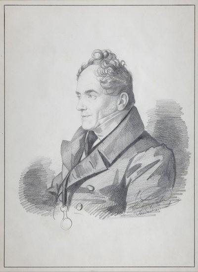 Viktor Pavlovics Kochubey gróf portréja 1768-1834, Oroszország birodalmi kancellárja, kb. 1832 alkotó: Carl von Hampeln