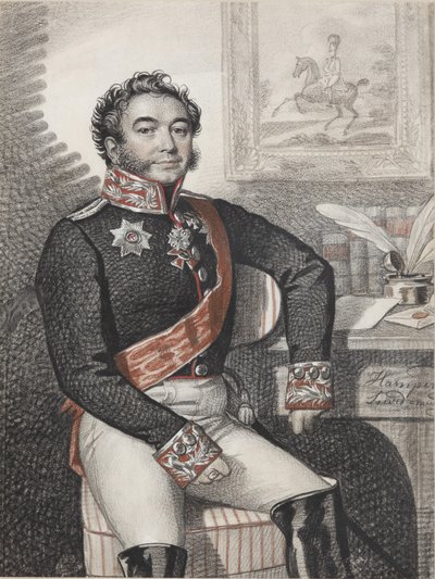 Fjodor Petrovics Opocsinin portréja 1779-1852, 1826. alkotó: Carl von Hampeln