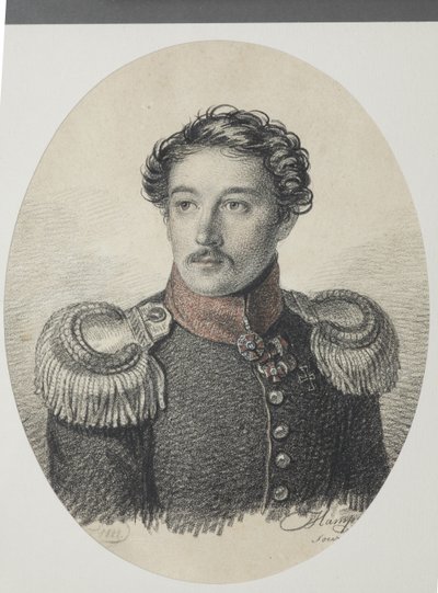 Nyikolaj Vasziljevics Hvostov portréja 1793-1837, 1822. alkotó: Carl von Hampeln