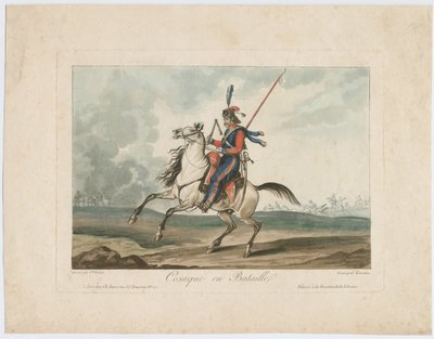 Kozák a csatában, 1815 alkotó: Carle Vernet