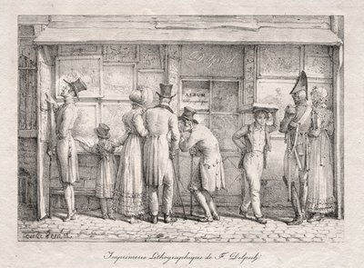 Delpech Litográfiai Nyomda, c. 1818. alkotó: Carle Vernet