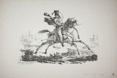 Vágtázó Huszárd alkotó: Carle Vernet