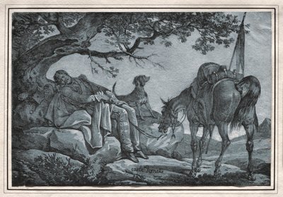 Az alvó katona. alkotó: Carle Vernet
