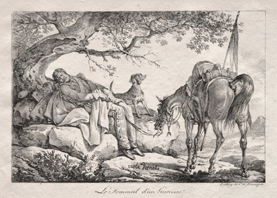 Az alvó katona. alkotó: Carle Vernet