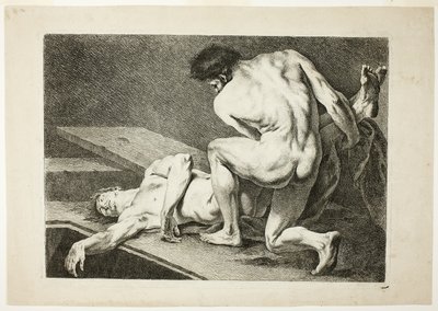 Ábra, a Six Figures Académiques című kötetből alkotó: Carle van Loo
