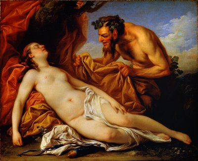 Jupiter és Antiope, 1753 alkotó: Carle van Loo