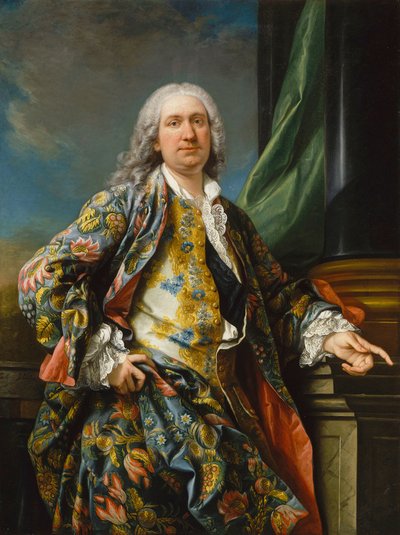 Egy ismeretlen férfi portréja, kb. 1735-1739 alkotó: Carle van Loo