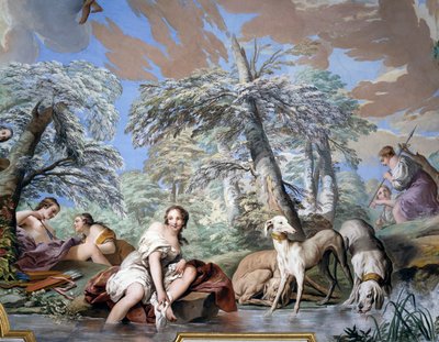 Diana többi része alkotó: Carle van Loo