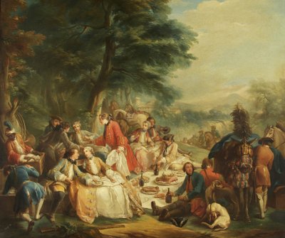Pihenj a vadászaton alkotó: Carle van Loo