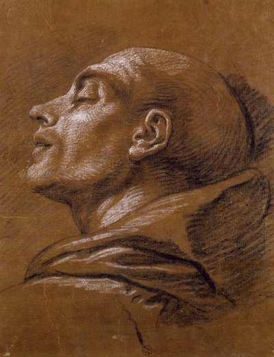 Tanulmány, Carle van Loo (1705-1765), szangvinikus rajz alkotó: Carle van Loo