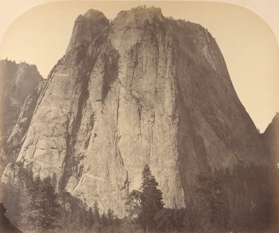 Cathedral Rock, 1861. alkotó: Carleton Emmons Watkins