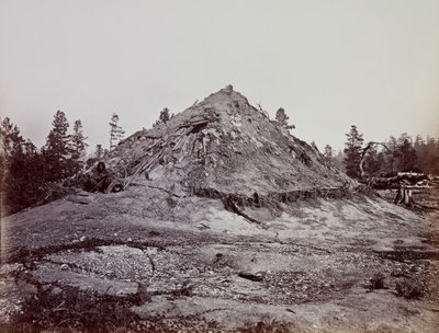 Indian Sweat House, Mendocino megye, Kalifornia, 1863. alkotó: Carleton Emmons Watkins