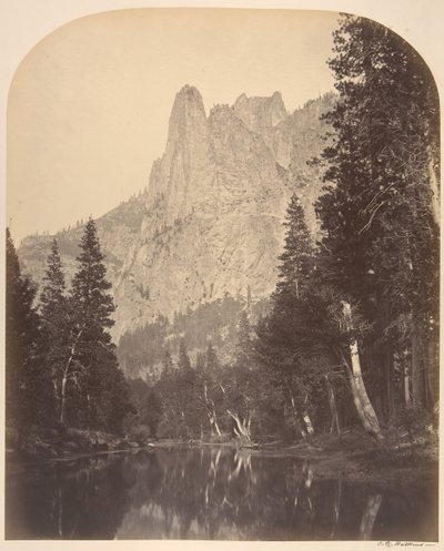 River View, Sentinel, 3270 láb, 1861. alkotó: Carleton Emmons Watkins