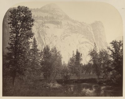 Kilátás a folyóra a Royal Arches-ra, Yosemite alkotó: Carleton E. Watkins