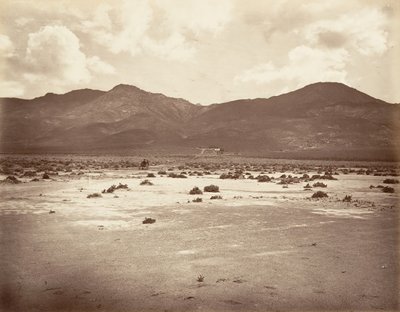 Road View to Sutro Tunnel, 1875, printed ca. 1876.  alkotó: Carleton Emmons Watkins