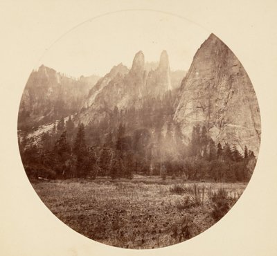 [Yosemite Nemzeti Park, Kalifornia], kb. 1878. alkotó: Carleton Emmons Watkins