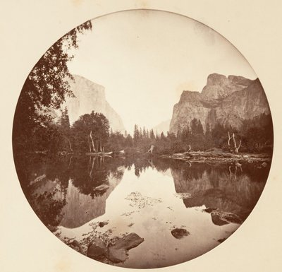 [Yosemite Nemzeti Park, Kalifornia], kb. 1878. alkotó: Carleton Emmons Watkins