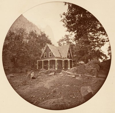 [Yosemite Nemzeti Park, Kalifornia], kb. 1878. alkotó: Carleton Emmons Watkins