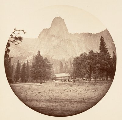 [Yosemite Nemzeti Park, Kalifornia], kb. 1878. alkotó: Carleton Emmons Watkins