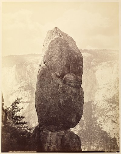 Agassiz oszlop, Union Point közelében alkotó: Carleton Watkins