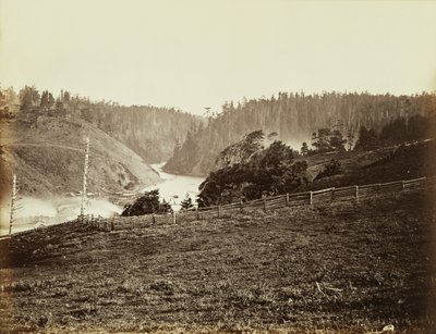 Albion folyó, Mendocino megye, Kalifornia alkotó: Carleton Watkins
