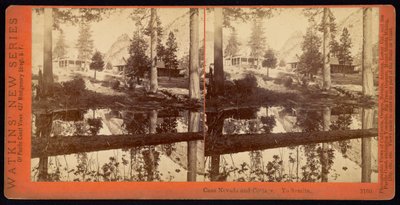 Casa Nevada és kunyhó. Yo Semite alkotó: Carleton Watkins