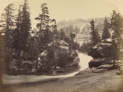 Vízesés - Nevada-vízesés - 700 láb, Yosemite alkotó: Carleton Watkins