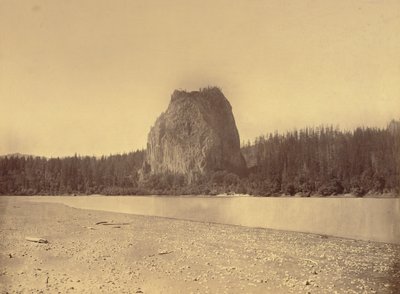 [Castle Rock, Columbia folyó] alkotó: Carleton Watkins