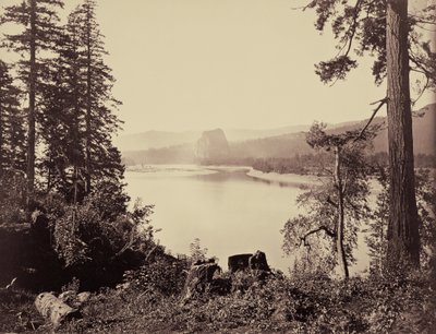 Castle Rock, Columbia folyó alkotó: Carleton Watkins