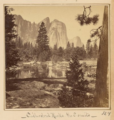 Katedrális-sziklák, 2600 láb alkotó: Carleton Watkins