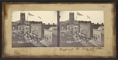 Dupont utca, 1862. július 4. alkotó: Carleton Watkins