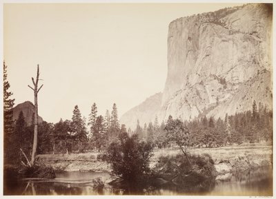 El Capitan, 3600 láb, Yosemite alkotó: Carleton Watkins