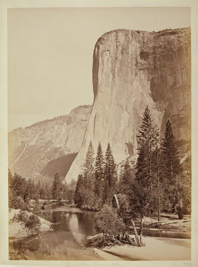 El Capitan, Yosemite-völgy alkotó: Carleton Watkins
