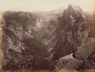 [Half Dome a Glacier Pointról] alkotó: Carleton Watkins