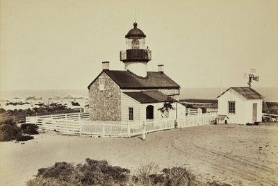 Világítótorony Monterey közelében alkotó: Carleton Watkins
