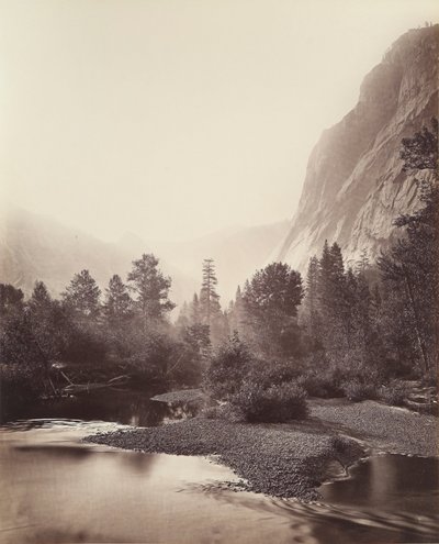 Mount Starr King, Yosemite, 69. sz. alkotó: Carleton Watkins