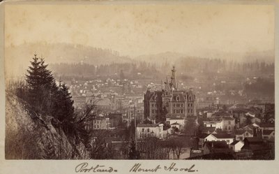 Portland - Mount Hood alkotó: Carleton Watkins