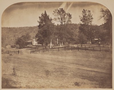 [J. C. Fremont rezidenciája - Bear Valley] alkotó: Carleton Watkins